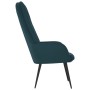 Sillón de relax de terciopelo azul de , Sillones - Ref: Foro24-341204, Precio: 104,62 €, Descuento: %