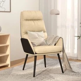 Sillón de relax de tela crema de , Sillones - Ref: Foro24-341121, Precio: 98,35 €, Descuento: %