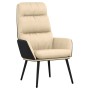Sillón de relax de tela crema de , Sillones - Ref: Foro24-341121, Precio: 99,84 €, Descuento: %