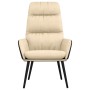 Sillón de relax de tela crema de , Sillones - Ref: Foro24-341121, Precio: 99,84 €, Descuento: %