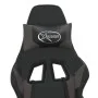 Gaming chair with massage and footrest in black gray synthetic leather by , Gaming chairs - Ref: Foro24-345461, Price: 132,93...