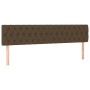 Cabeceros 2 unidades de tela marrón oscuro 100x7x78/88 cm de , Cabeceros y pies de cama - Ref: Foro24-346385, Precio: 93,74 €...