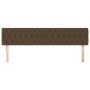 Cabeceros 2 unidades de tela marrón oscuro 100x7x78/88 cm de , Cabeceros y pies de cama - Ref: Foro24-346385, Precio: 93,74 €...