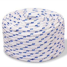 Cuerda marina de polipropileno 12 mm 250 m blanca de vidaXL, Sogas y cuerdas metálicas - Ref: Foro24-143803, Precio: 105,52 €...