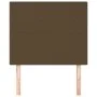 Headboards 2 units of dark brown fabric 100x5x78/88 cm by , Headboards and footboards - Ref: Foro24-3116045, Price: 57,91 €, ...