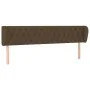 Kopfteil aus dunkelbraunem Stoff, 183 x 23 x 78/88 cm von , Kopf- und Fußteile - Ref: Foro24-3117497, Preis: 89,89 €, Rabatt: %