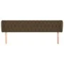 Kopfteil aus dunkelbraunem Stoff, 183 x 23 x 78/88 cm von , Kopf- und Fußteile - Ref: Foro24-3117497, Preis: 89,89 €, Rabatt: %