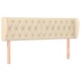 Cabecero de tela color crema 147x23x78/88 cm de , Cabeceros y pies de cama - Ref: Foro24-3117483, Precio: 95,31 €, Descuento: %