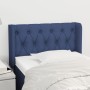 Cabecero de tela azul 83x16x78/88 cm de , Cabeceros y pies de cama - Ref: Foro24-3119084, Precio: 49,33 €, Descuento: %