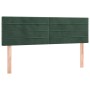 Cabecero con LED de terciopelo gris oscuro 144x5x78/88 cm de , Cabeceros y pies de cama - Ref: Foro24-3121803, Precio: 60,04 ...