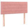 Cabecero con LED de terciopelo rosa 90x5x78/88 cm de , Cabeceros y pies de cama - Ref: Foro24-3121793, Precio: 44,44 €, Descu...