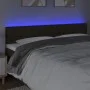 Cabecero con LED de tela marrón oscuro 180x7x78/88 cm de , Cabeceros y pies de cama - Ref: Foro24-3121965, Precio: 84,36 €, D...