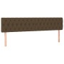 Cabecero con LED de tela marrón oscuro 180x7x78/88 cm de , Cabeceros y pies de cama - Ref: Foro24-3121965, Precio: 84,74 €, D...