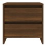 Mesitas noche 2 uds madera ingeniería marrón 45x34,5x44,5 cm de vidaXL, Mesitas de noche - Ref: Foro24-813043, Precio: 80,85 ...