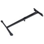 Set de soporte para teclado y taburete negro de vidaXL, Banquetas y taburetes - Ref: Foro24-70095, Precio: 58,25 €, Descuento: %