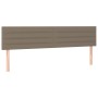 Cama box spring con colchón tela gris taupe 200x200 cm de , Camas y somieres - Ref: Foro24-3130381, Precio: 631,90 €, Descuen...