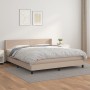 Cama box spring con colchón cuero sintético capuchino 180x200cm de , Camas y somieres - Ref: Foro24-3130678, Precio: 545,01 €...