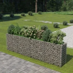 Arriate de gaviones de acero 360x50x100 cm de vidaXL, Maceteros y jardineras - Ref: Foro24-143560, Precio: 167,83 €, Descuent...