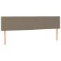 Box spring bed with LED mattress taupe gray fabric 200x200 cm by , Beds and slatted bases - Ref: Foro24-3133025, Price: 639,9...