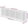 Arriate de gaviones de acero 360x50x100 cm de vidaXL, Maceteros y jardineras - Ref: Foro24-143560, Precio: 167,83 €, Descuent...