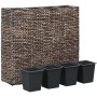 Arriate con 4 macetas jacinto de agua marrón de vidaXL, Maceteros y jardineras - Ref: Foro24-45575, Precio: 119,03 €, Descuen...