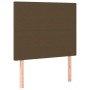 Cama box spring con colchón tela marrón oscuro 120x200 cm de , Camas y somieres - Ref: Foro24-3136424, Precio: 455,98 €, Desc...
