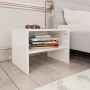 Mesitas de noche 2 uds madera contrachapada blanco 40x30x30 cm de vidaXL, Mesitas de noche - Ref: Foro24-800076, Precio: 38,1...