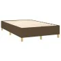 Box spring bed with dark brown fabric mattress 120x200 cm by , Beds and slatted bases - Ref: Foro24-3142164, Price: 381,27 €,...
