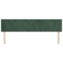Cabeceros 2 unidades de terciopelo verde oscuro 80x5x78/88 cm de , Cabeceros y pies de cama - Ref: Foro24-345821, Precio: 61,...