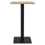 Mesa de bistró color roble 70x70x107 cm de , Mesas de cocina y de comedor - Ref: Foro24-321928, Precio: 132,41 €, Descuento: %