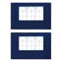 Paredes de carpa para fiestas con ventana 2 uds PE azul de , Carpas y cenadores - Ref: Foro24-45115, Precio: 21,43 €, Descuen...