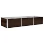 Arriate de acero galvanizado marrón 240x80x45 cm de , Maceteros y jardineras - Ref: Foro24-45714, Precio: 63,91 €, Descuento: %