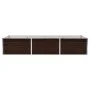 Arriate de acero galvanizado marrón 240x80x45 cm de , Maceteros y jardineras - Ref: Foro24-45714, Precio: 63,91 €, Descuento: %
