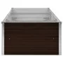 Arriate de acero galvanizado marrón 240x80x45 cm de , Maceteros y jardineras - Ref: Foro24-45714, Precio: 63,91 €, Descuento: %