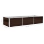 Arriate de acero galvanizado marrón 240x80x45 cm de , Maceteros y jardineras - Ref: Foro24-45714, Precio: 68,37 €, Descuento: %