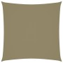 Toldo de vela cuadrado tela Oxford beige 3x3 m de , Sombrillas - Ref: Foro24-135137, Precio: 36,29 €, Descuento: %
