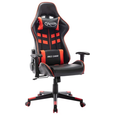 Silla de gaming de cuero sintético negro y rojo en Sillas gaming | Comprar online en Foru.es