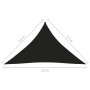 Toldo de vela triangular tela Oxford negro 2,5x2,5x3,5 m de , Sombrillas - Ref: Foro24-135774, Precio: 24,16 €, Descuento: %