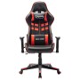 Silla de gaming de cuero sintético negro y rojo en Sillas gaming | Comprar online en Foru.es