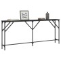 Mesa consola madera de ingeniería negro 180x23x75 cm de , Mesas auxiliares - Ref: Foro24-837767, Precio: 55,31 €, Descuento: %