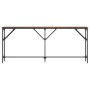 Mesa consola madera de ingeniería marrón roble 180x23x75 cm de , Mesas auxiliares - Ref: Foro24-837771, Precio: 62,88 €, Desc...