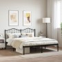 Estructura de cama con cabecero metal negro 160x200 cm de , Camas y somieres - Ref: Foro24-373792, Precio: 108,90 €, Descuent...