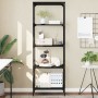 Librería de 5 estantes madera ingeniería negro 59x35x171 cm de , Librerías y estanterías - Ref: Foro24-837622, Precio: 60,75 ...