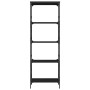 Librería de 5 estantes madera ingeniería negro 59x35x171 cm de , Librerías y estanterías - Ref: Foro24-837622, Precio: 60,75 ...