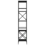 Librería de 5 estantes madera ingeniería negro 59x35x171 cm de , Librerías y estanterías - Ref: Foro24-837622, Precio: 60,75 ...