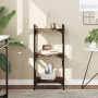 Librería 3 estantes madera ingeniería roble ahumado 40x30x86 cm de , Librerías y estanterías - Ref: Foro24-837629, Precio: 35...