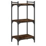 Librería 3 estantes madera ingeniería roble ahumado 40x30x86 cm de , Librerías y estanterías - Ref: Foro24-837629, Precio: 35...