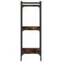 Bookcase with 3 shelves engineered wood smoked oak 40x30x86 cm by , Bookcases and shelves - Ref: Foro24-837629, Price: 35,03 ...