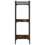 Librería 3 estantes madera ingeniería roble ahumado 40x30x86 cm de , Librerías y estanterías - Ref: Foro24-837629, Precio: 35...