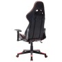 Silla de gaming de cuero sintético negro y rojo en Sillas gaming | Comprar online en Foru.es